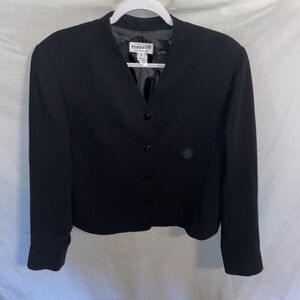 Pendleton Women’s Dressy Blazer Size 14 Black Business Formal City